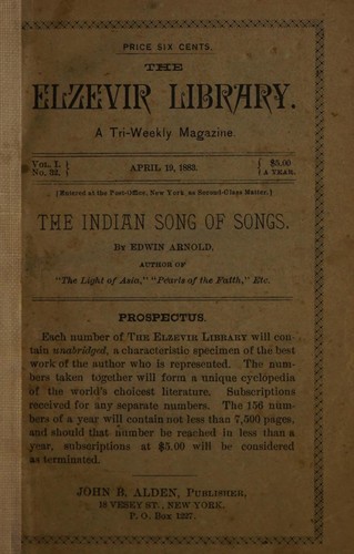 Cover for The Indian Song of songs