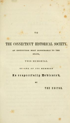 Cover for The correspondence and miscellanies of the Hon. John Cotton Smith ...