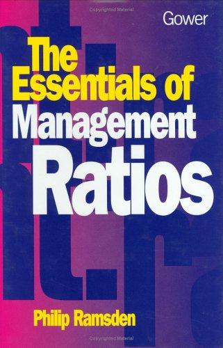 Cover for The essentials of management ratios