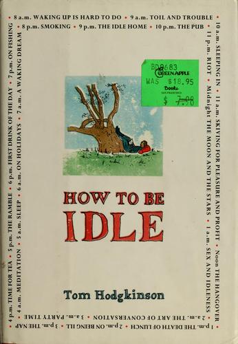 Cover for How to Be Idle
