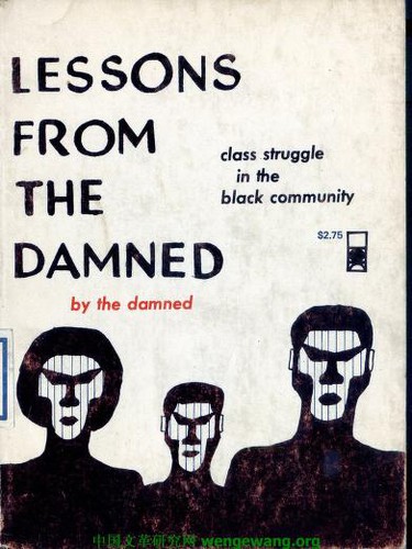 Cover for Lessons from the Damned