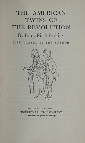 Cover for The American twins of the revolution