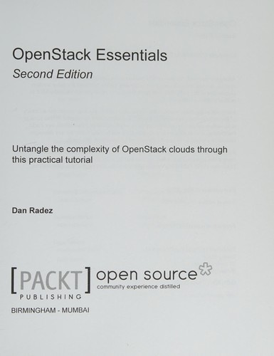 Cover for OpenStack Essentials - Second Edition