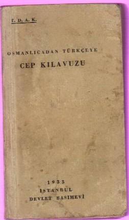 Cover for Osmanlicadan Türkçeye cep kilavuzu.