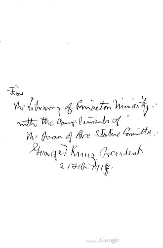 Cover for The Dedication Of The Statue Of Joan Of Arc In The City Of New York On The 6th Of December, 1915