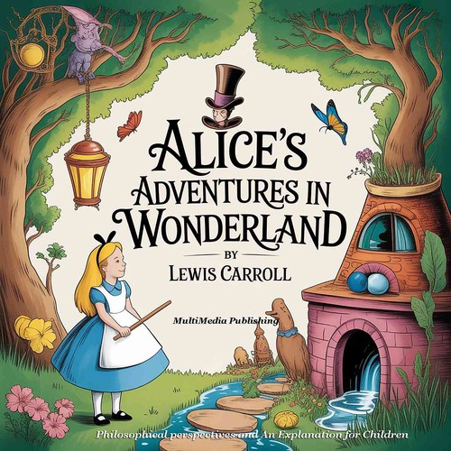 Cover for Alice's Adventures in Wonderland (Annotated: Philosophical Perspectives and An Explanation for Children)
