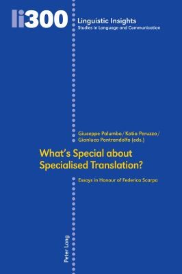 Cover for What's Special about Specialised Translation?