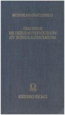 Cover for Isagoge in peripateticorum et scholasticorum primam philosophiam