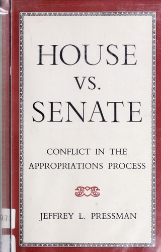 Cover for House vs. Senate