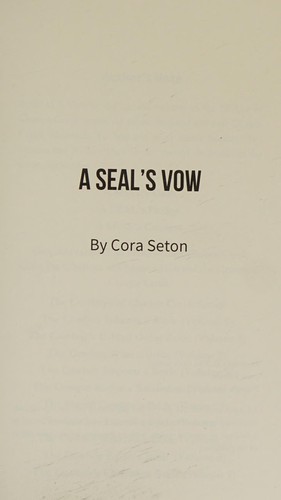 Cover for A Seal's Vow