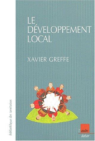 Cover for Le développement local