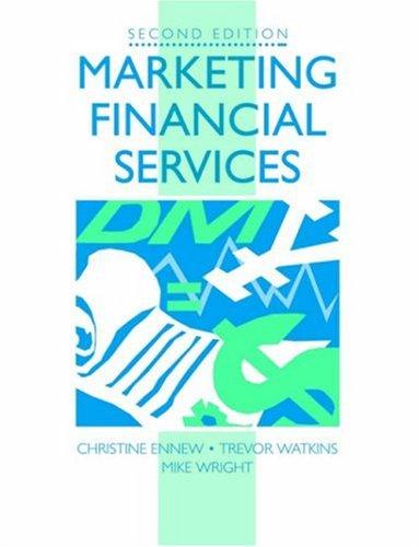 Cover for Marketing financial services