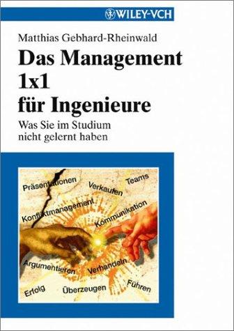 Cover for Ingenieure Als Manager