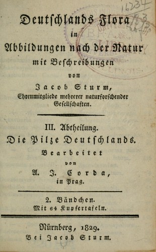 Cover for Deutschlands Flora in Abbildungen nach der Natur