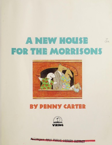 Cover for A new house for the Morrisons