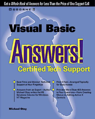 Cover for Visual Basic Answers!