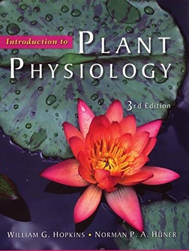 Cover for Introduction to plant physiology