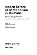 Cover for Inborn errors of metabolism in humans