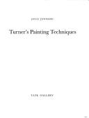 Cover for Turner's painting techniques