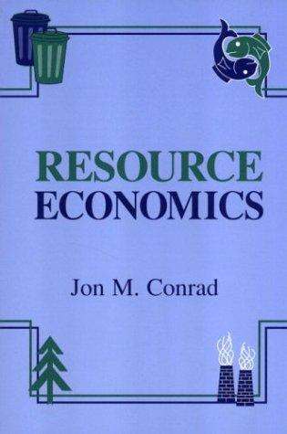 Cover for Resource economics