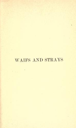 Cover for Waifs and strays