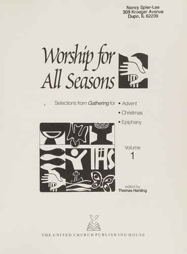 Cover for Worship for all seasons