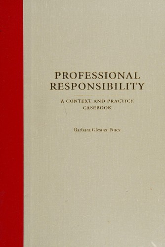 Cover for Professional responsibility