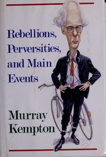 Cover for Rebellions, perversities, and main events