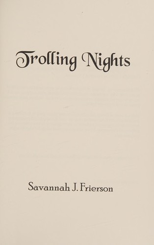 Cover for Trolling nights