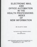 Cover for Electronic Mail and Office Automation in Health Occupations