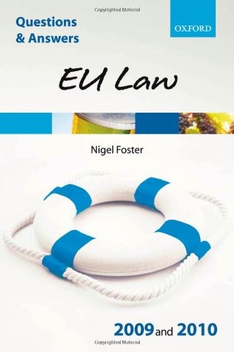 Cover for Q & A EU Law 2009 and 2010