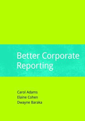 Cover for Better Corporate Reporting