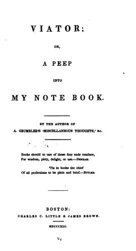 Cover for Viator