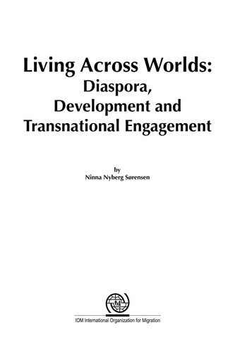 Cover for Living across worlds