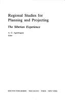 Cover for Regional studies for planning and projecting