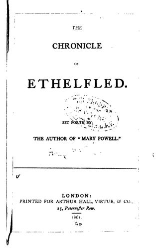 Cover for The Chronicle of Ethelfled
