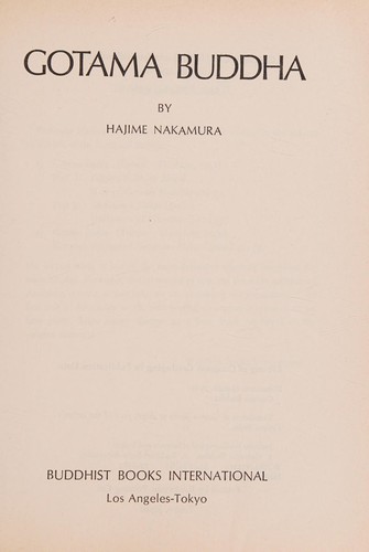 Cover for Gotama Buddha