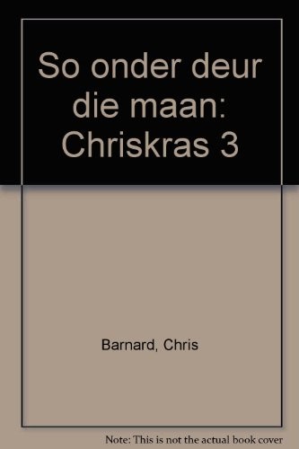 Cover for So onder deur die maan