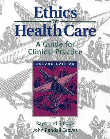 Cover for Ethics of health care