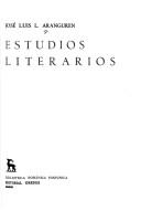 Cover for Estudios literarios