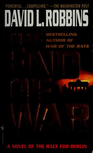 Cover for The end of war