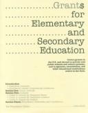 Cover for Grants for Elementary and Secondary Education, 1999/2000 (Grants for Elementary and Secondary Education)
