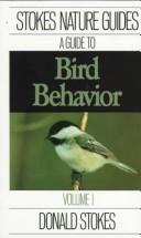 Cover for Guide to Bird Behavior (Stokes Nature Guides)
