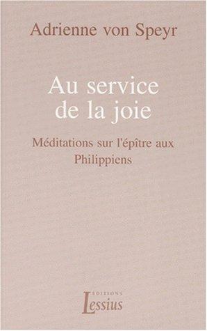 Cover for Au service de la joie