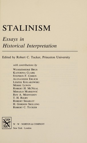 Cover for Stalinism