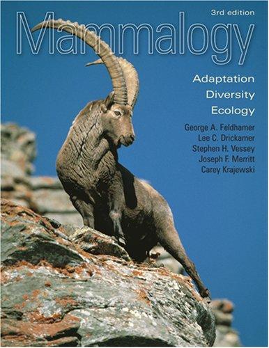 Cover for Mammalogy