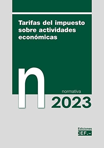 Cover for Tarifas sobre el impuesto de actividades económicas