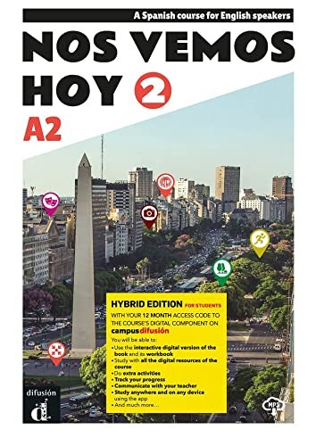 Cover for Nos vemos Hoy 2- Edición Híbrida - Spanish course for English speakers