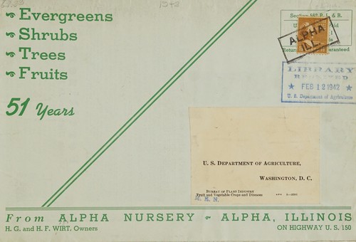 Cover for Evergreens, shrubs, trees, plants
