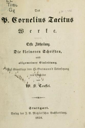 Cover for Werke